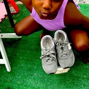 Grey size 12!New Balance kid sneakers.